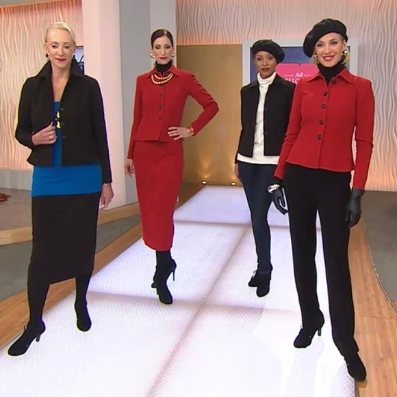 Linea by Louis Dell'Olio Button Up Long Sleeve Jacket, NWT 26W Black A257280 - Picture 10 of 11